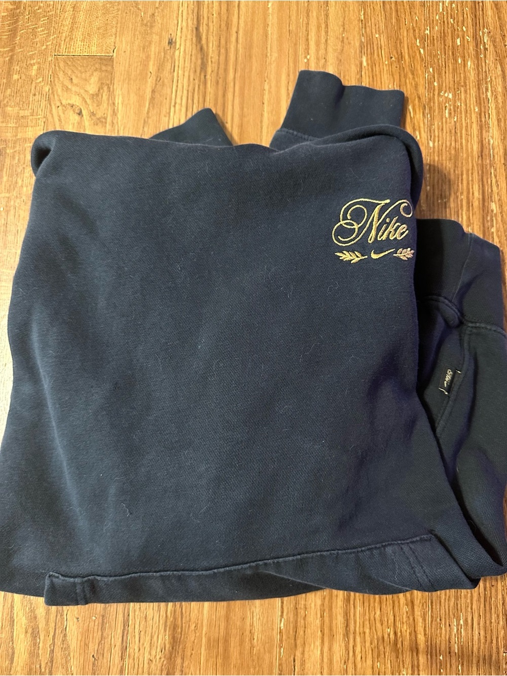 Nike black Sweatshirt with Gold Logo